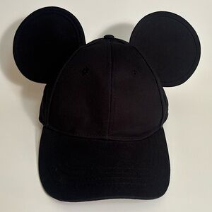 Adorable Disney Mickey Ears Black Baseball Hat -  Cakeworthy Brand